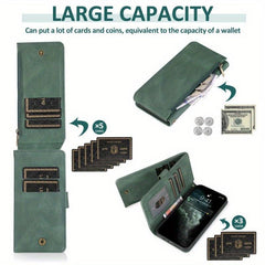 iPhone 14 Zipper Wallet Case for Business