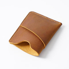 Minimalist Money Clip Wallet Men's Classic Compact Card Holder