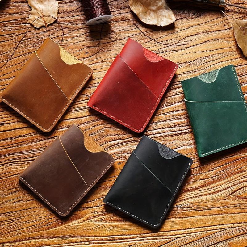 Minimalist Money Clip Wallet Men's Classic Compact Card Holder