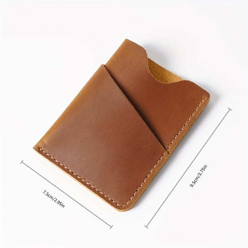 Minimalist Money Clip Wallet Men's Classic Compact Card Holder
