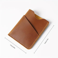 Minimalist Money Clip Wallet Men's Classic Compact Card Holder