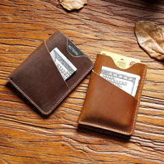 Minimalist Money Clip Wallet Men's Classic Compact Card Holder