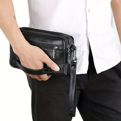 Men's Leather Clutch Key Bag