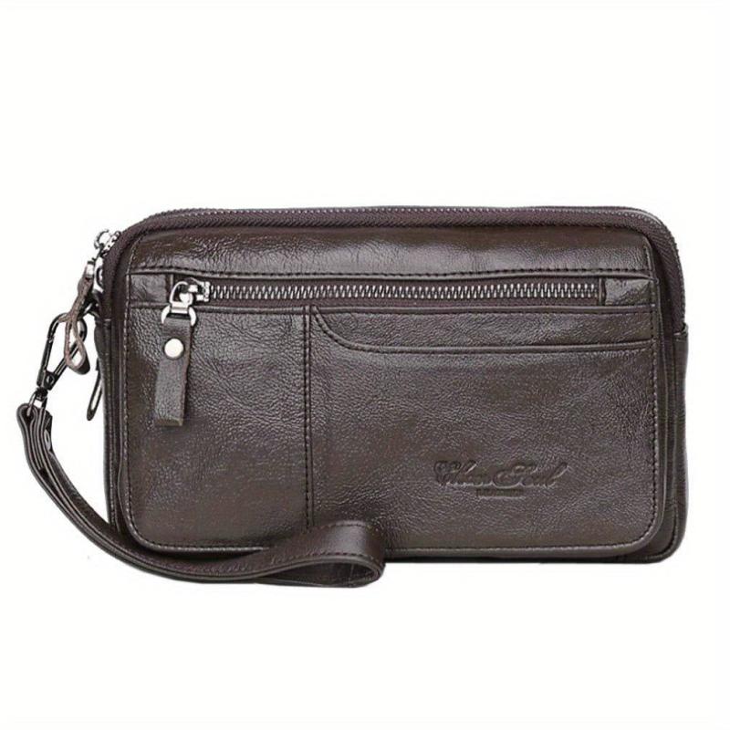 Men's Leather Clutch Key Bag