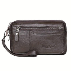 Men's Leather Clutch Key Bag