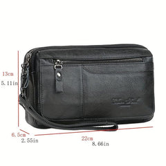 Men's Leather Clutch Key Bag