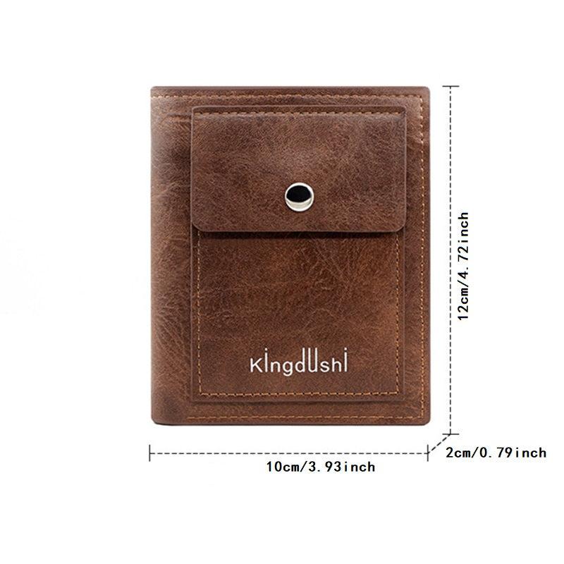 Men's Vintage Leather Wallet Casual Large Capacity Card Holder