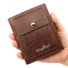Men's Vintage Leather Wallet Casual Large Capacity Card Holder