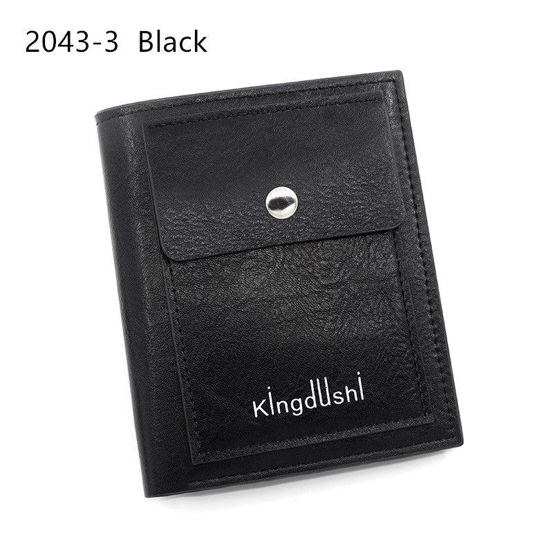Men's Vintage Leather Wallet Casual Large Capacity Card Holder