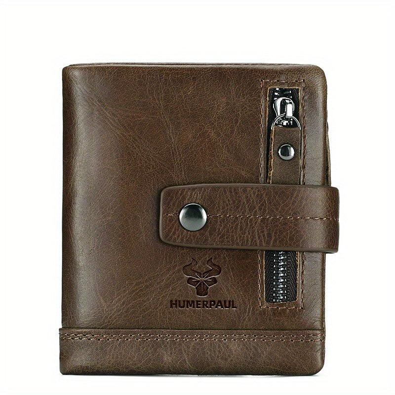 HUMERPAUL RFID Wallet Men Coin Purse Small Card Holder Male Walet For Money Bag