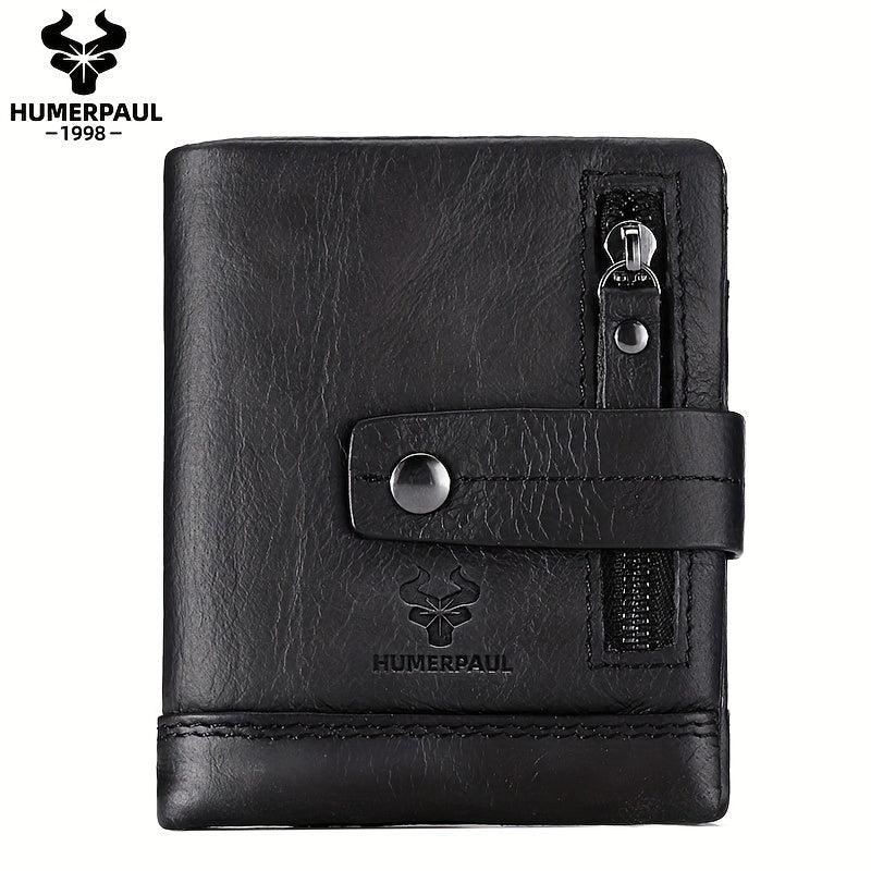 HUMERPAUL RFID Wallet Men Coin Purse Small Card Holder Male Walet For Money Bag