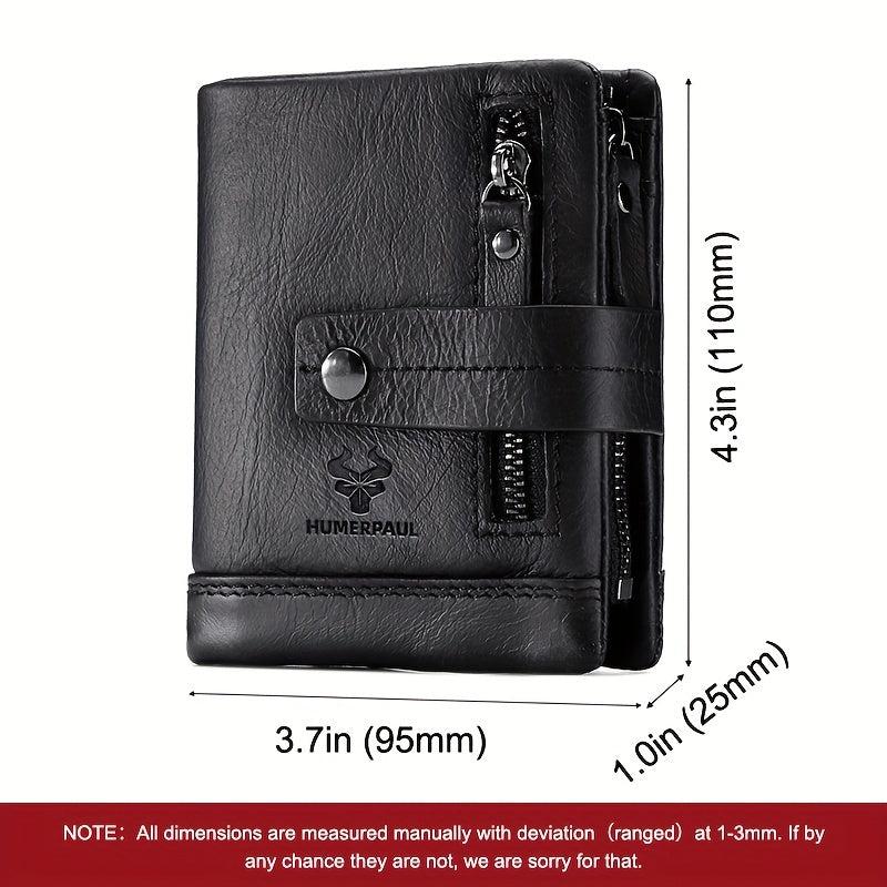 HUMERPAUL RFID Wallet Men Coin Purse Small Card Holder Male Walet For Money Bag