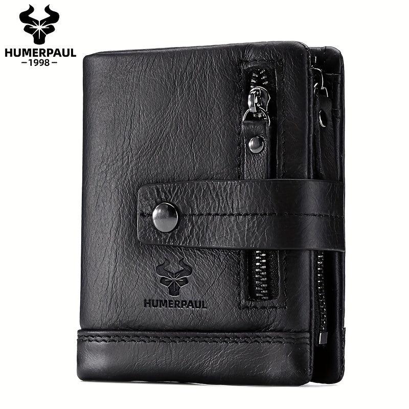 HUMERPAUL RFID Wallet Men Coin Purse Small Card Holder Male Walet For Money Bag