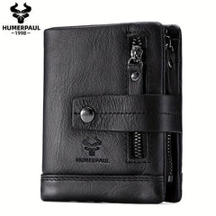 HUMERPAUL RFID Wallet Men Coin Purse Small Card Holder Male Walet For Money Bag
