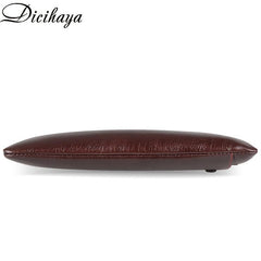 Dicihaya Men's Leather Zipper Handbag Large Capacity Wallet Clutch Bag