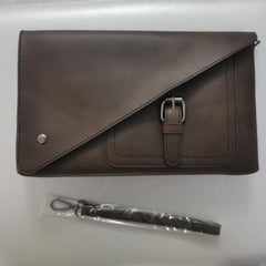 Men's Large Capacity Clutch Bag Leather Handbag Envelope Bag