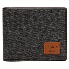 Men's Retro Canvas Card Zip Coin Purse