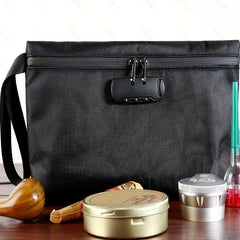 Smell Proof Bag Odor Proof Case - Travel Money Safe Organizer
