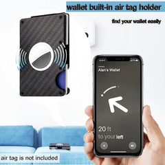 Airtag Tactical Wallet + Money Clip