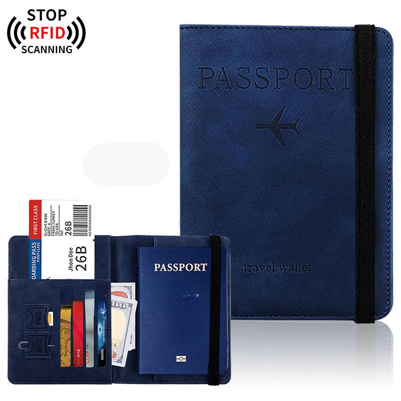 RFID Blocking Passport Wallet Cover Case Travel Essential