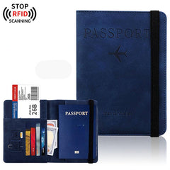 RFID Blocking Passport Wallet Cover Case Travel Essential