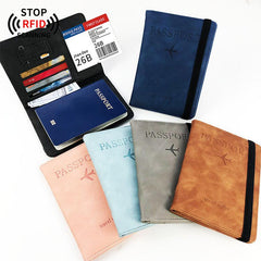 RFID Blocking Passport Wallet Cover Case Travel Essential