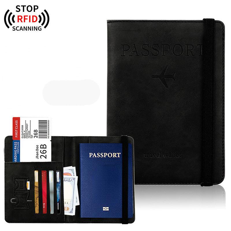 RFID Blocking Passport Wallet Cover Case Travel Essential