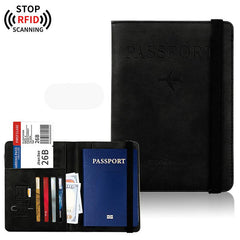 RFID Blocking Passport Wallet Cover Case Travel Essential