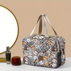 Large Capacity Waterproof Makeup Pouch Toiletry Organizer