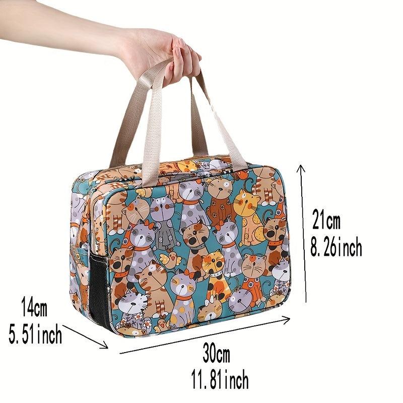 Large Capacity Waterproof Makeup Pouch Toiletry Organizer