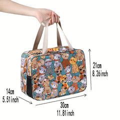 Large Capacity Waterproof Makeup Pouch Toiletry Organizer