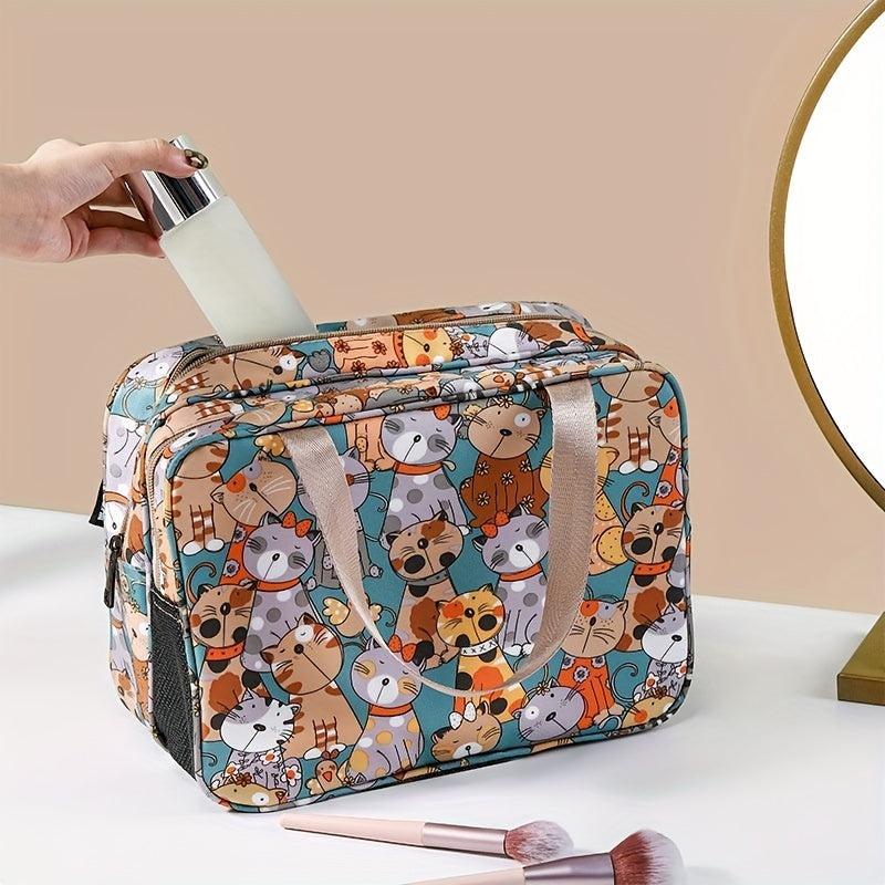 Large Capacity Waterproof Makeup Pouch Toiletry Organizer