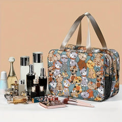 Large Capacity Waterproof Makeup Pouch Toiletry Organizer