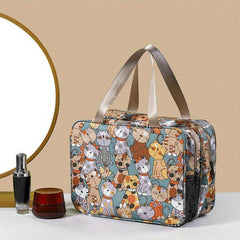 Large Capacity Waterproof Makeup Pouch Toiletry Organizer