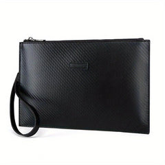 Men's Soft Leather Clutch Bag Large Capacity Business Handbag