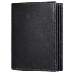 Men's Leather Wallet Large Capacity Credit Card Holder Vintage Thickened