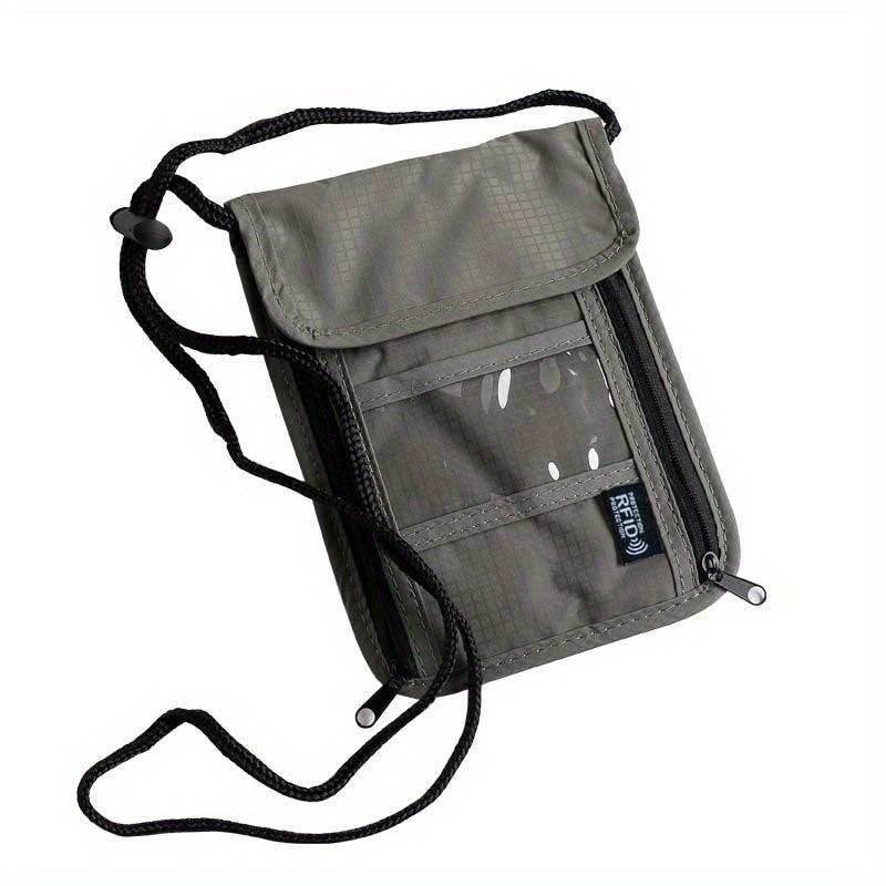 Men's RFID Neck Wallet Coin Purse