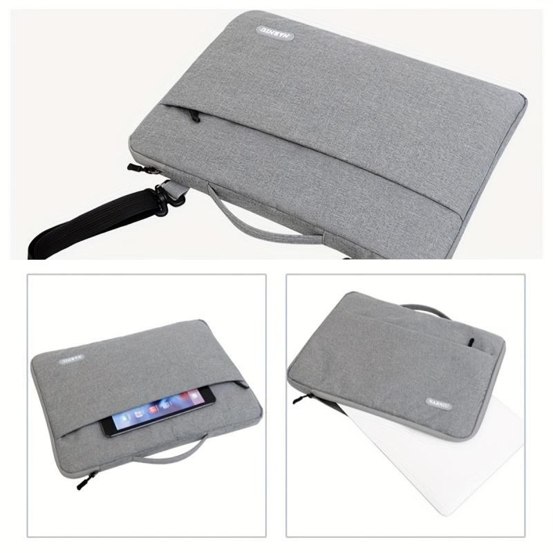 Laptop Bag Soft Surface Portable Handbag Business Commuter Briefcase