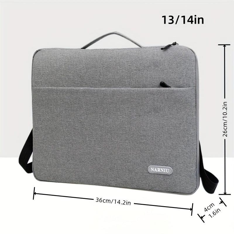 Laptop Bag Soft Surface Portable Handbag Business Commuter Briefcase