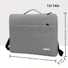 Laptop Bag Soft Surface Portable Handbag Business Commuter Briefcase