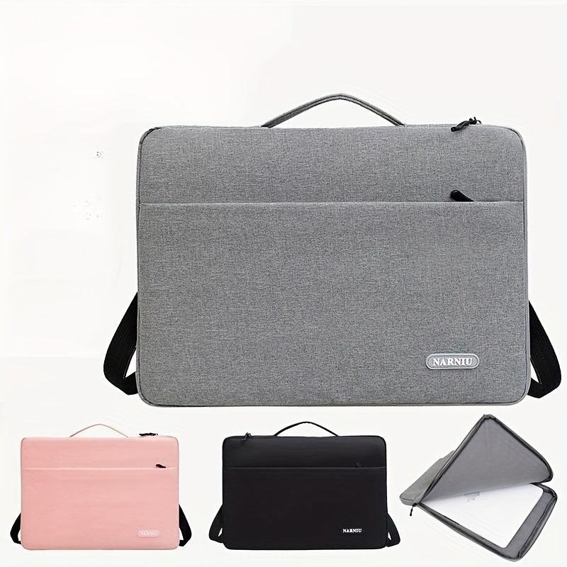 Laptop Bag Soft Surface Portable Handbag Business Commuter Briefcase