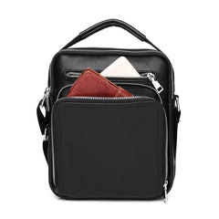 SCHLATUM Business Leather Shoulder Bag Crossbody