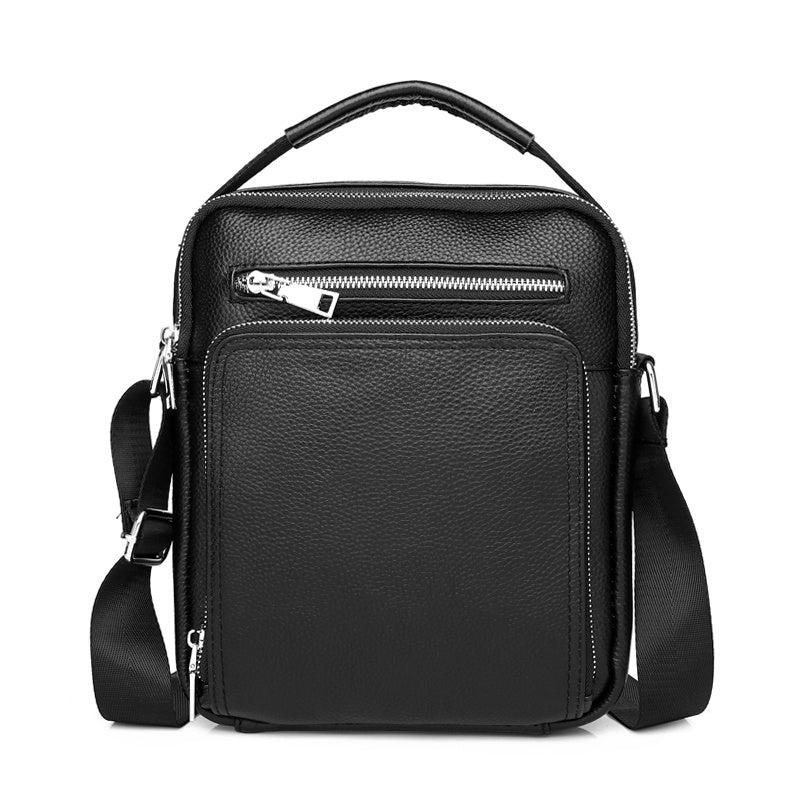 SCHLATUM Business Leather Shoulder Bag Crossbody