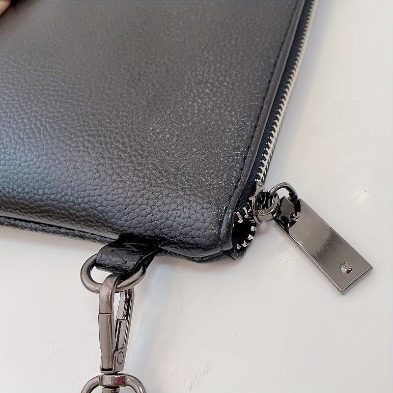 Crocodile Pattern Handbag Soft PU Leather Wallet Briefcase