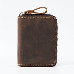 RFID Blocking Men's Vintage Leather Wallet Card Holder