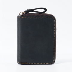 RFID Blocking Men's Vintage Leather Wallet Card Holder
