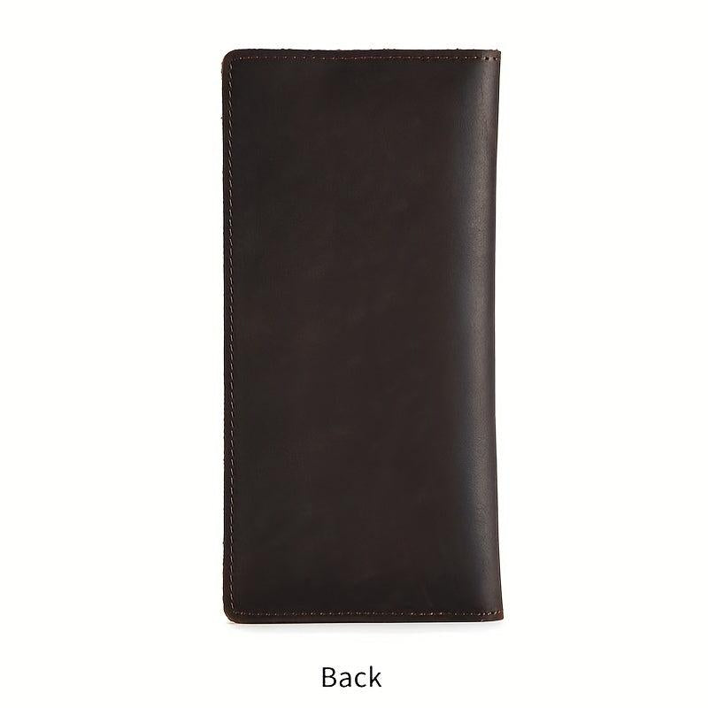 Men's Leather Long Wallet Card Holder Cash Purse Clutch Bag