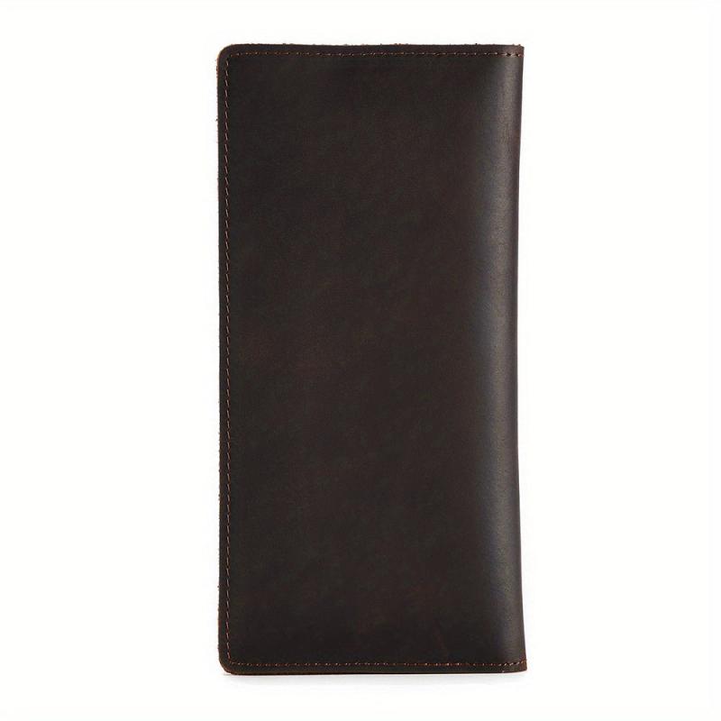 Men's Leather Long Wallet Card Holder Cash Purse Clutch Bag