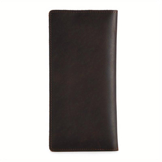 Men's Leather Long Wallet Card Holder Cash Purse Clutch Bag