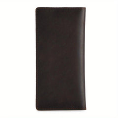 Men's Leather Long Wallet Card Holder Cash Purse Clutch Bag